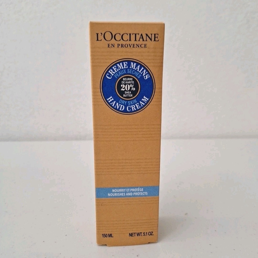 L'OCCITANE Dry Skin Hand Cream with 20% Shea Butter 150ml/5.1oz FRANCE, NEW